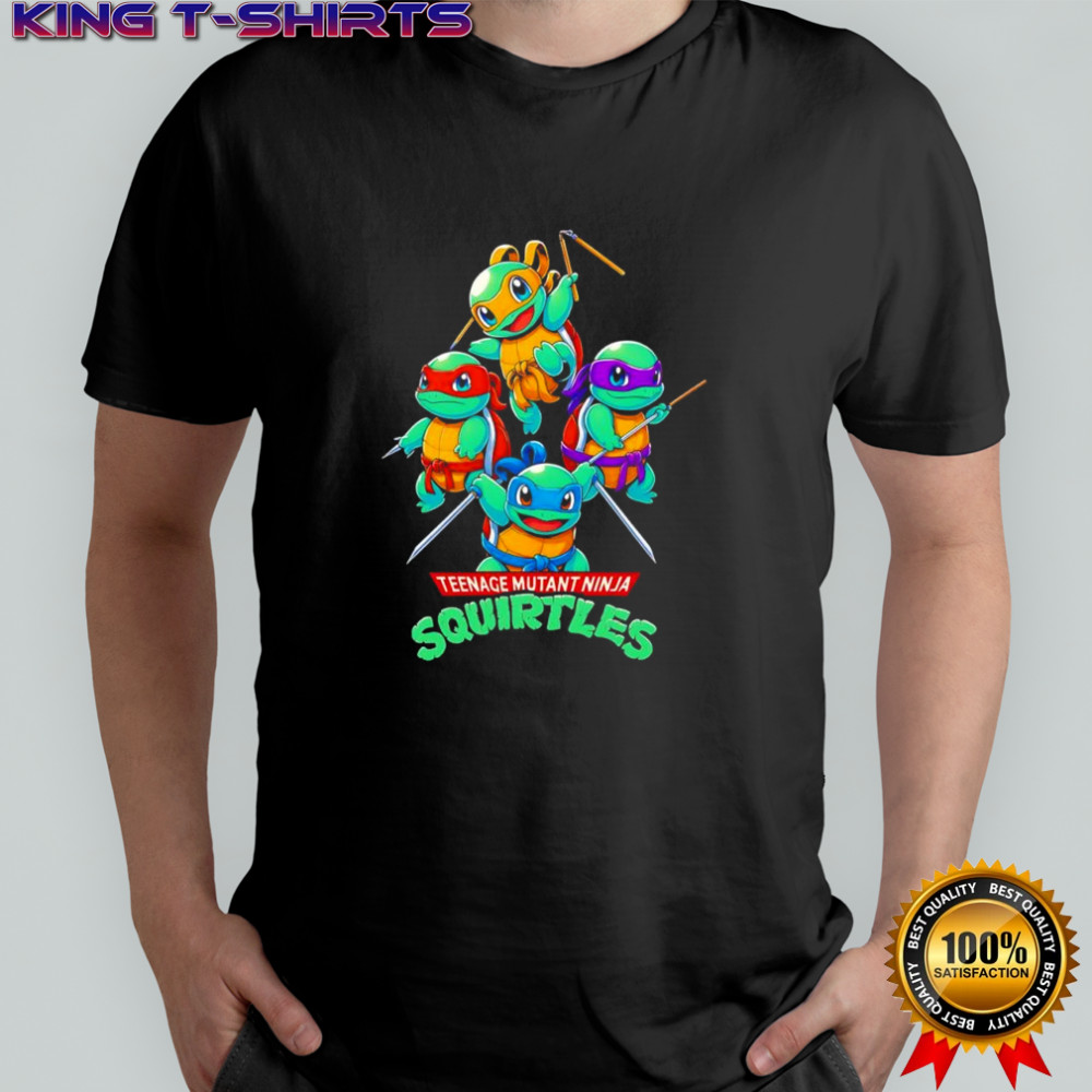 Teenage Mutant Ninja Squirtles Turtles poster shirt