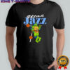 Teenage Mutant Ninja Turtles Leonardo X Utah Jazz logo shirt