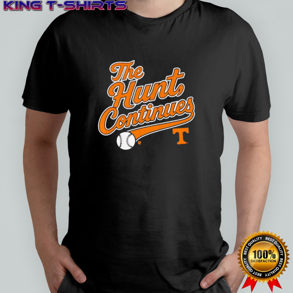 Tennessee Baseball the Hunt Continues logo shirt