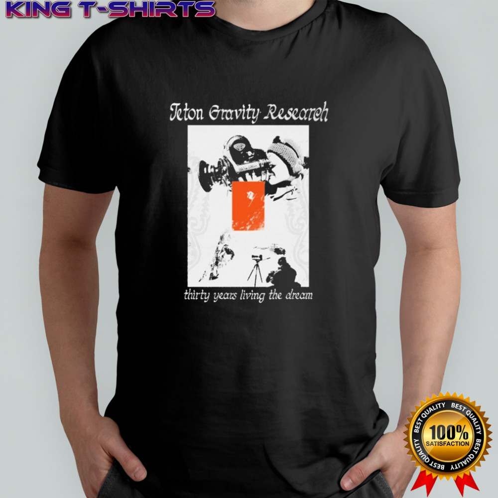 Teton Gravity Research X LCO 30 Years Living The Dream T-shirt