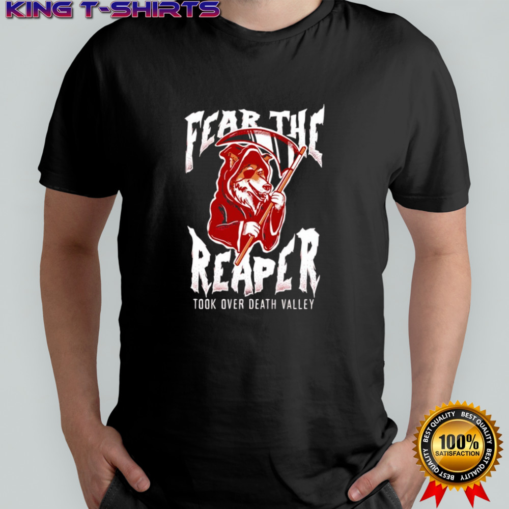 Texas A&M Aggies Dog grim reaper fear the reaper took over death valley shirt