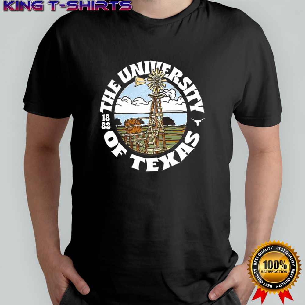 Texas Longhorns football the university of Texas est 1883 landscape logo shirt
