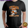 Texas Longhorns x Firefighter Appreciation day mascot logo shirt