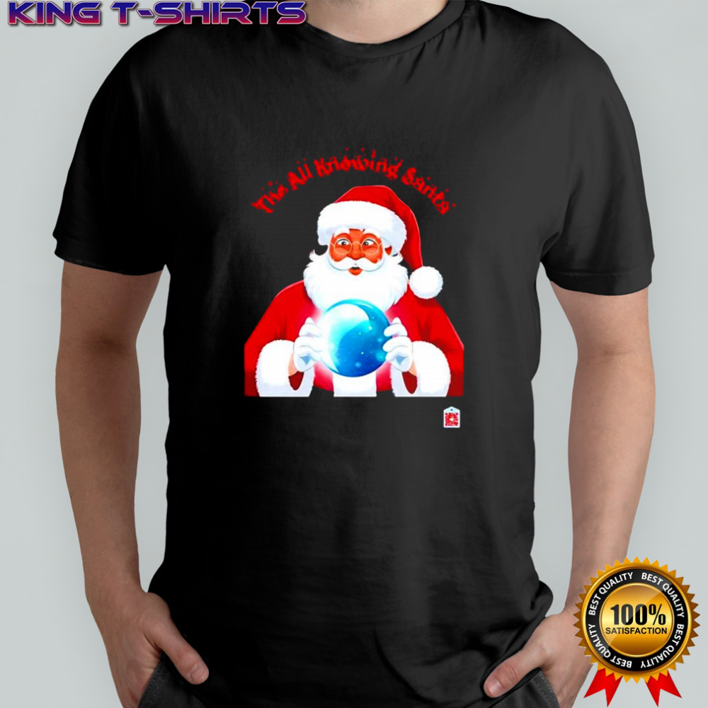 The All Knowing Santa Crystal Ball Magic Holiday shirt