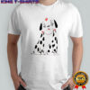 The Pooch Smooch Disney movie 101 Dalmatians kissing dogs graphic shirt