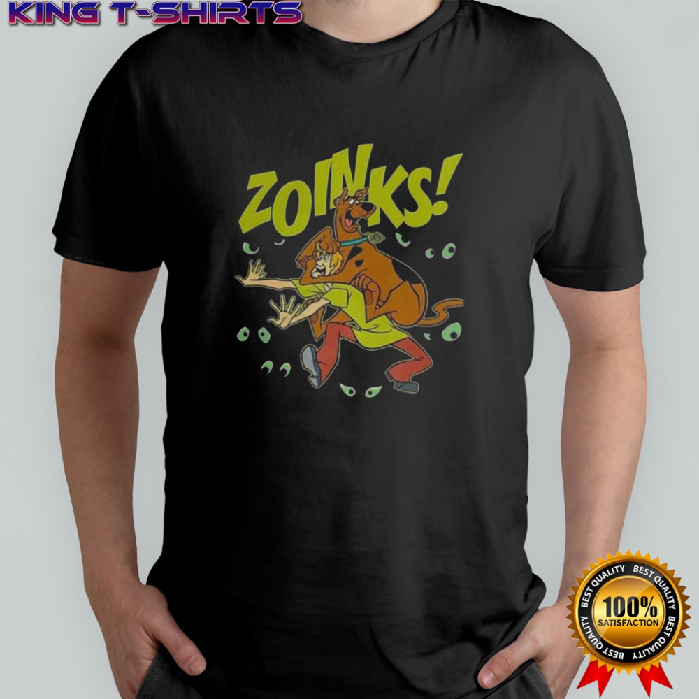 The Scooby-Doo And Shaggy Rogers Vintage Cartoon Zoinks T-Shirt
