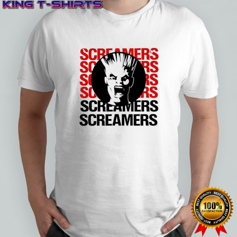 The Screamers Demos album logo shirt