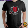 The university of Utah Salt lake city 1850 Utah Utes football logo shirt