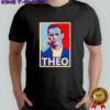 Theo epstein in action signed by artist print shirt