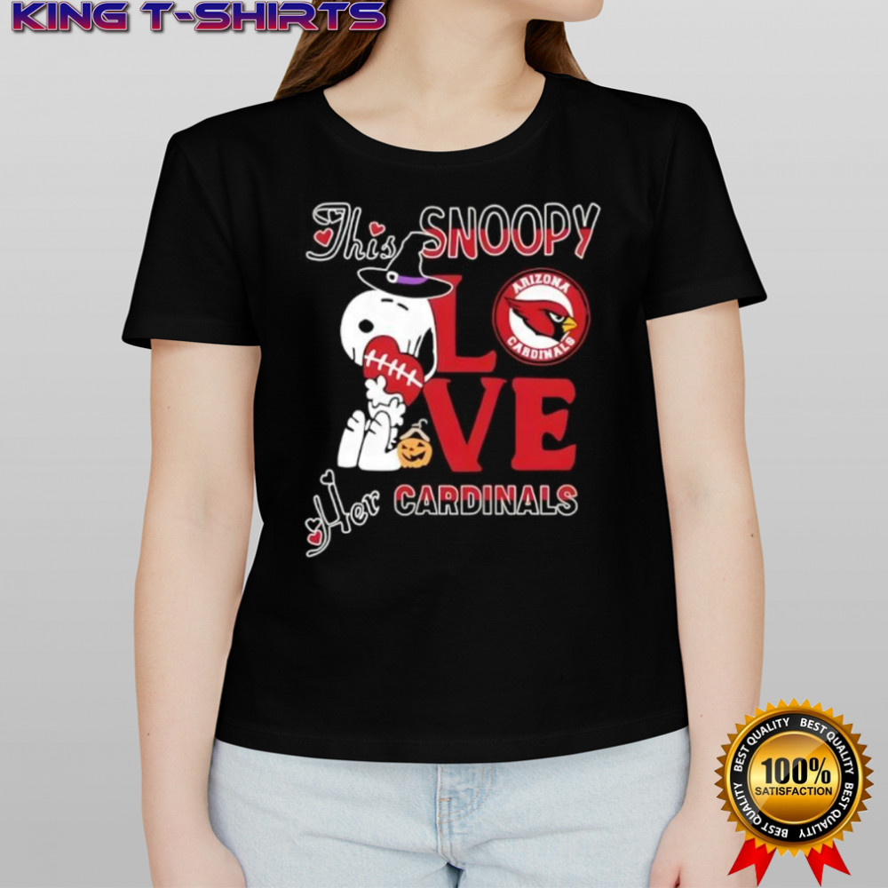 This Snoopy Love Her Arizona Cardinals shirt