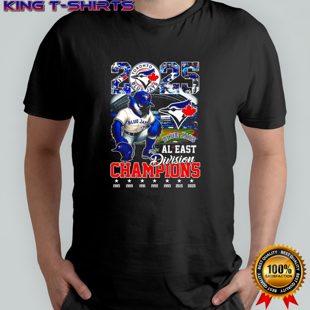 Toronto Blue Jays baseball 2025 AL East Division Champions mascot shirt