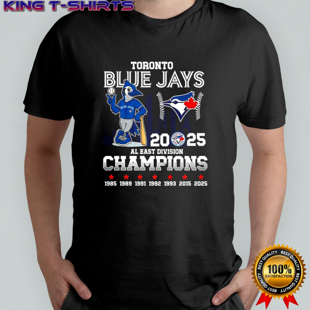 Toronto Blue Jays baseball AL East division Champions 2025 mascot shirt