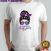 Toronto Blue Jays Girl Messy Bun Glasses shirt