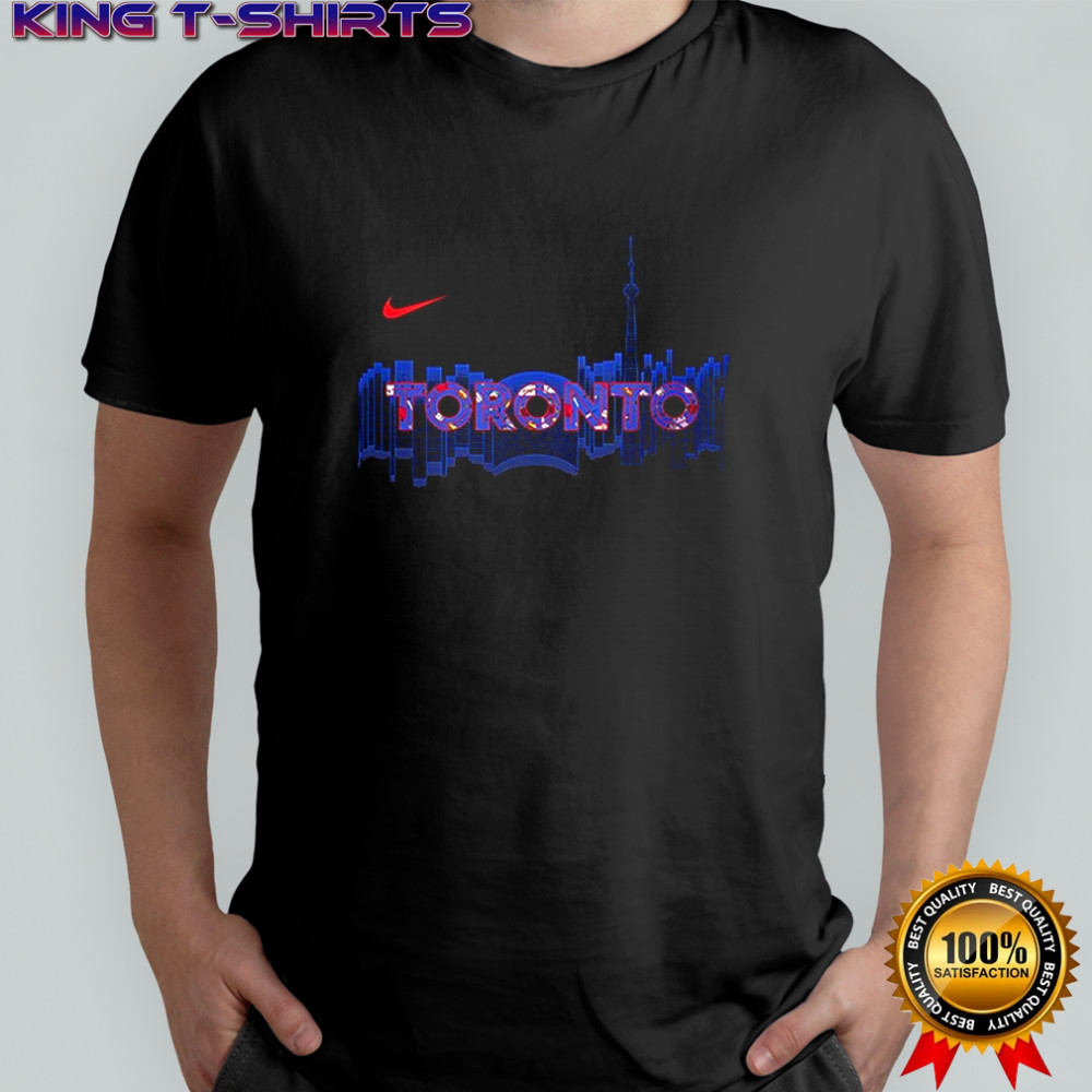 Toronto Blue Jays nurse it’s a work of heart city skyline logo shirt