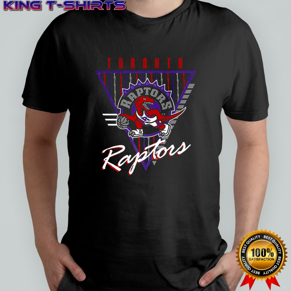 Toronto Raptors NBA triangle logo retro shirt