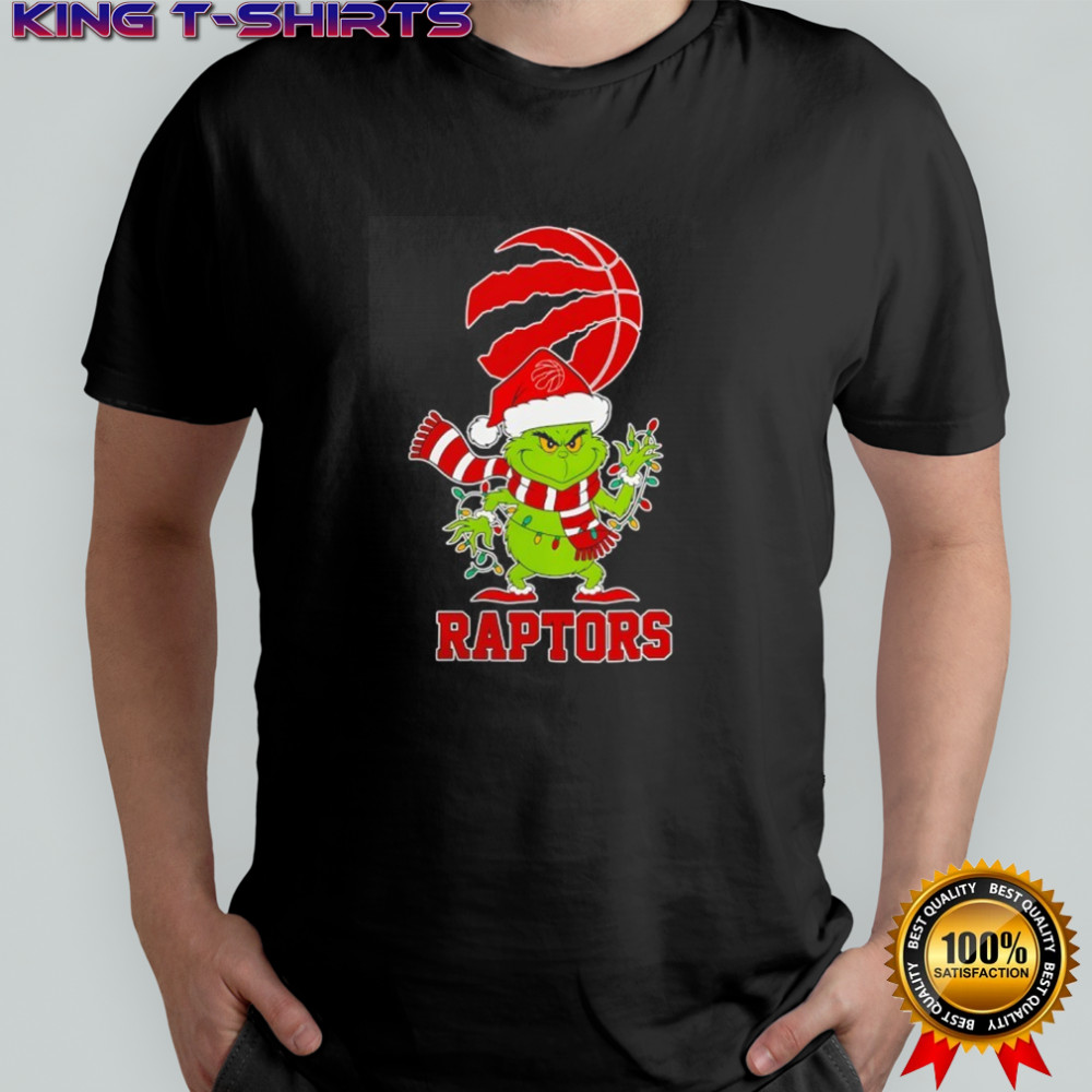 Toronto Raptors x Grinch Santa NBA Christmas shirt