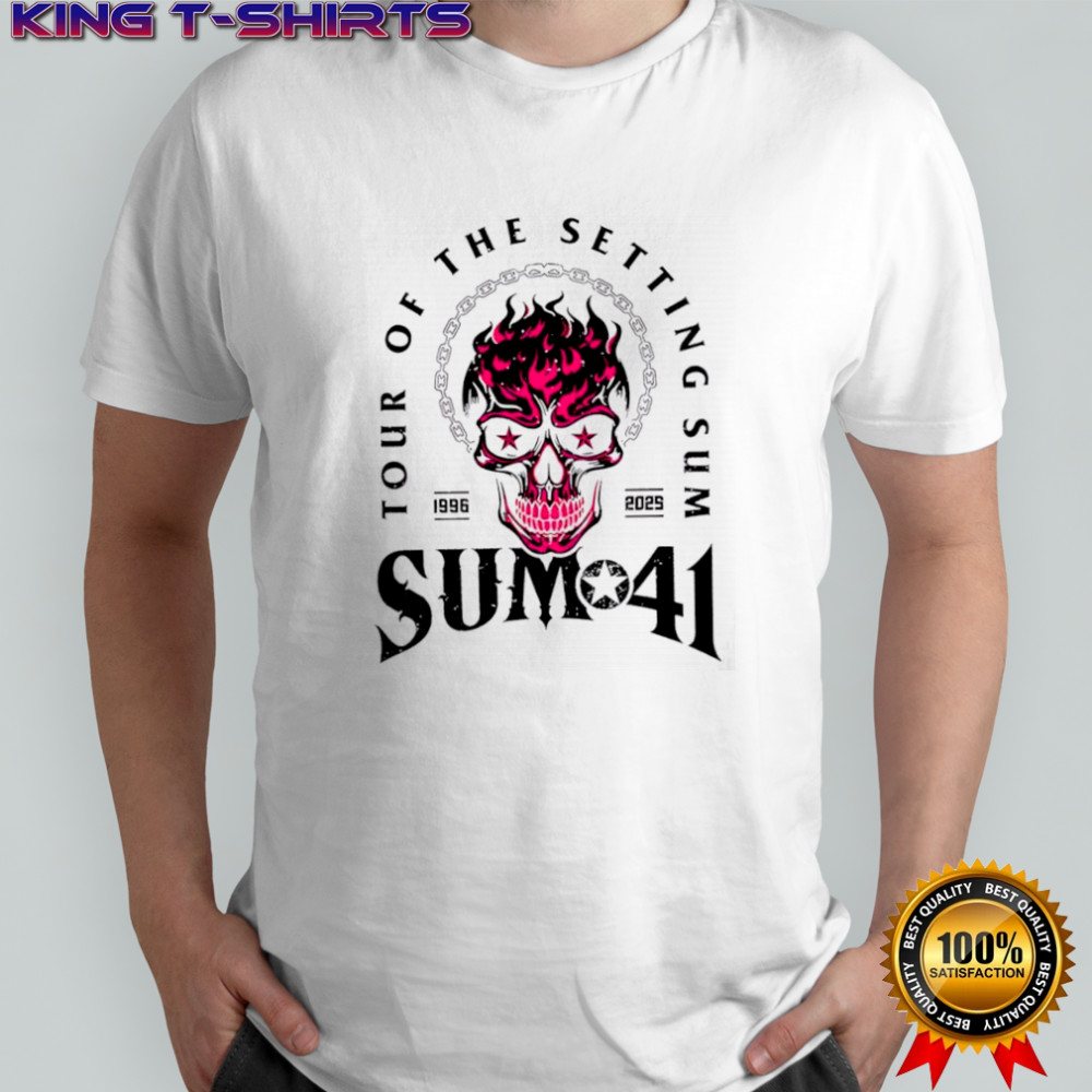 Tour of the Setting Sum 41 shirt