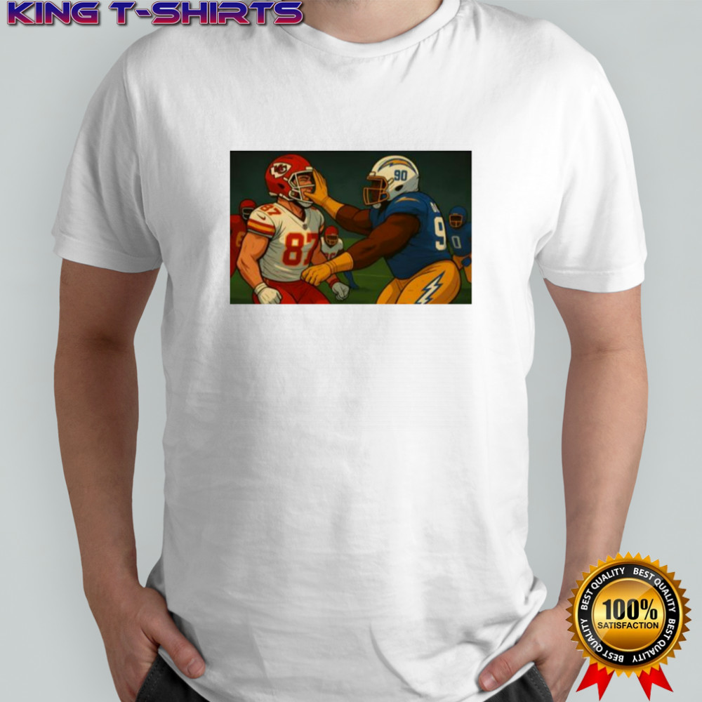 Travis Kelce Smacked by Chargers shirt