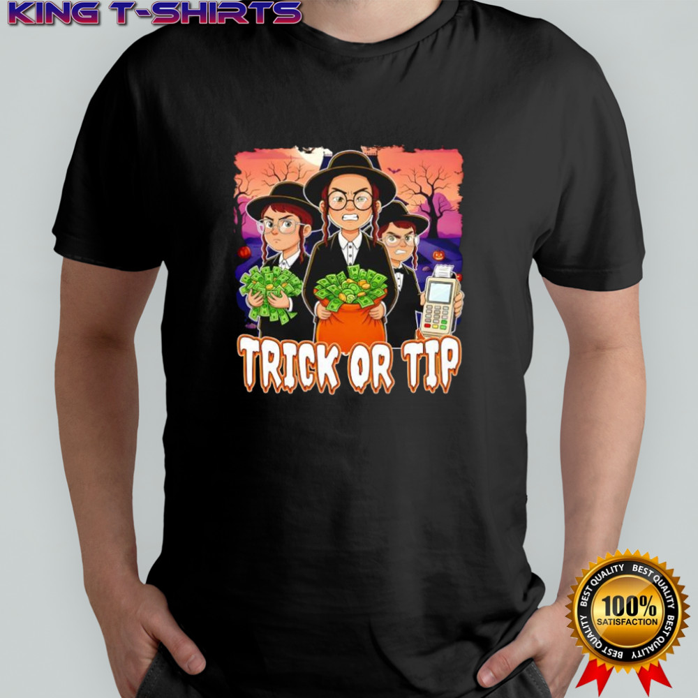 Trick or tip Halloween shirt