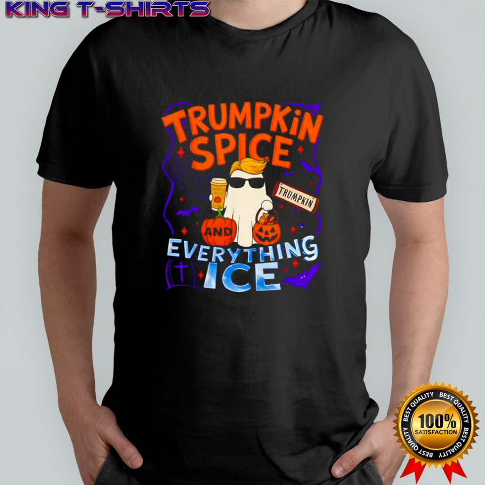 Trumpkin Spice and Everything Ice Pumpkin Spice Halloween Shirt