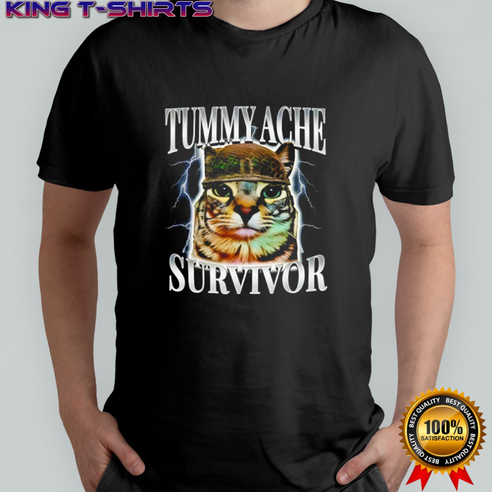 Tummy Ache Survivor Cat Shirt