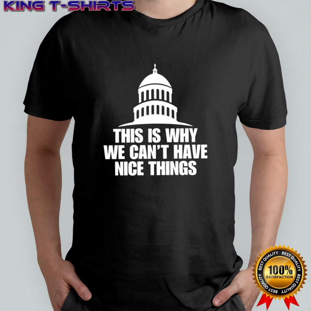United States Capitol this is why we can’t have nice things T-shirt