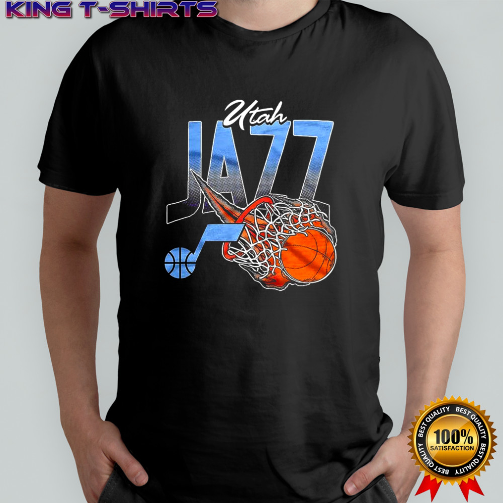 Utah Jazz basketball On Fire score shirt