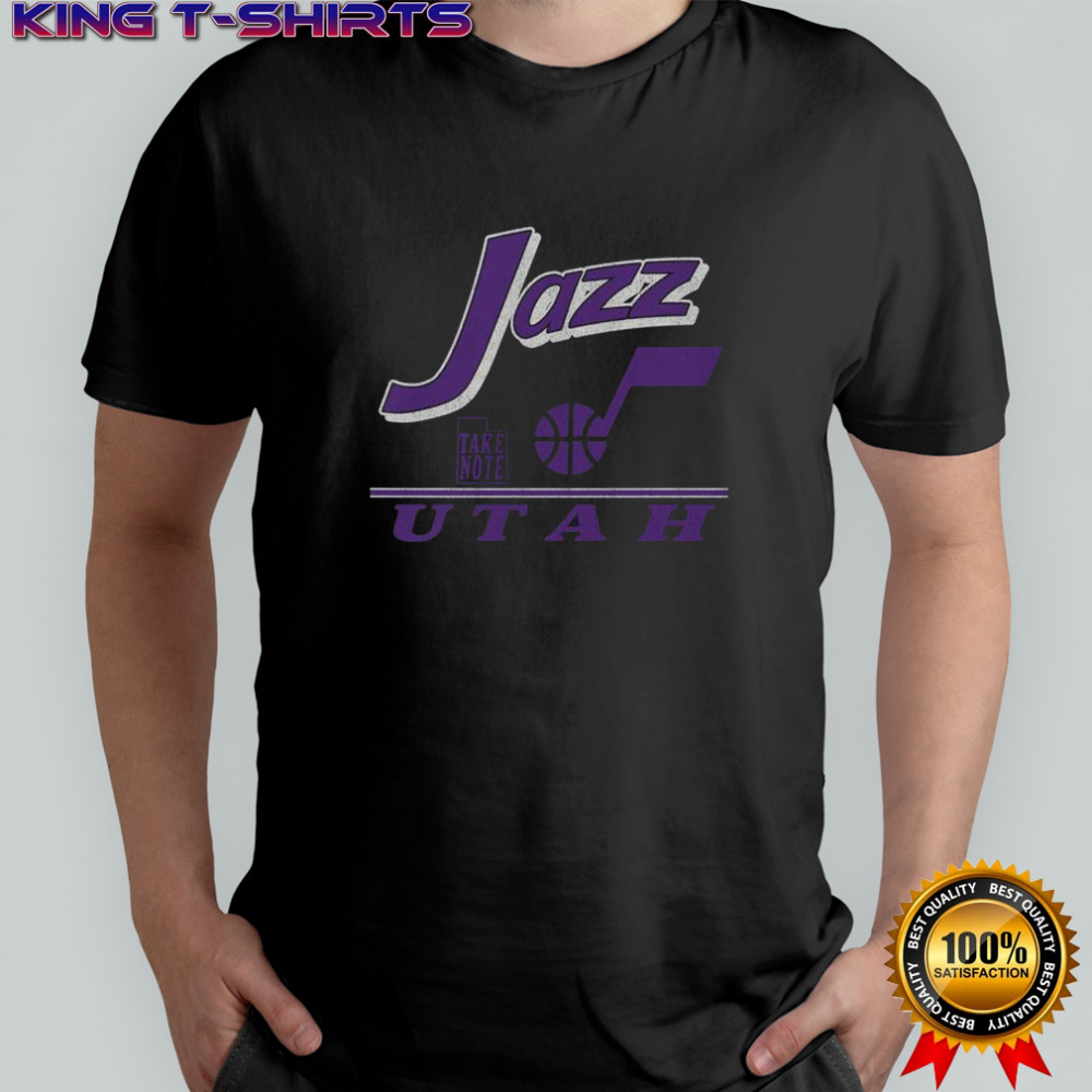 Utah Jazz Fly By Vintage T-Shirt