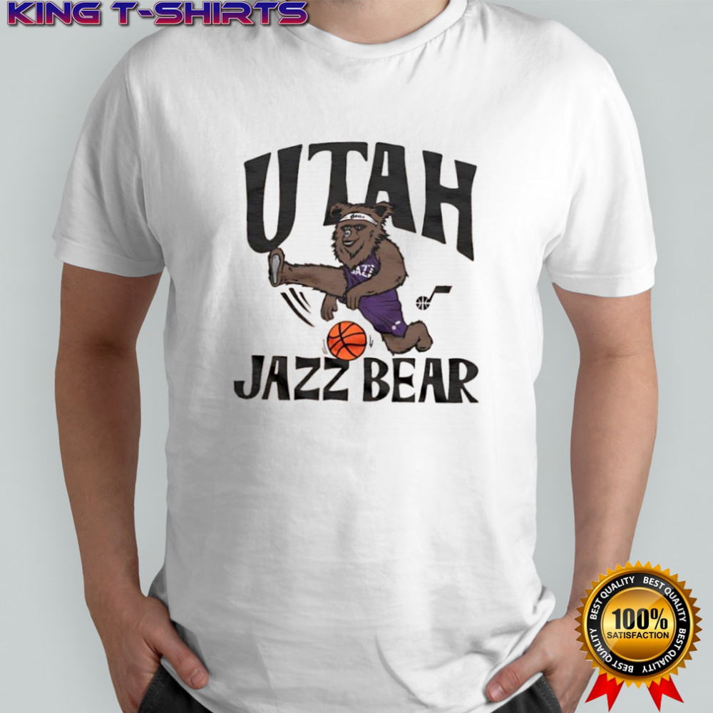 Utah Jazz The Jazz Bear logo shirt