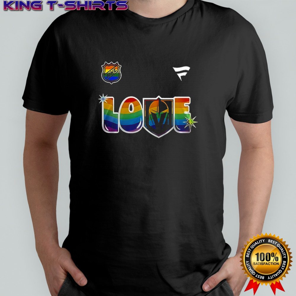 Vegas Golden Knights Love it’s Knights pride flag shirt