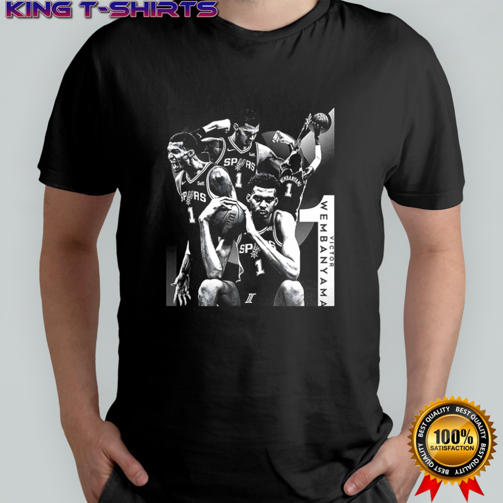 Victor Wembanyama San Antonio Spurs NBA player collage shirt