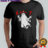 Vintage Halloween 67 Six Seven Spooky Ghost Graphic shirt