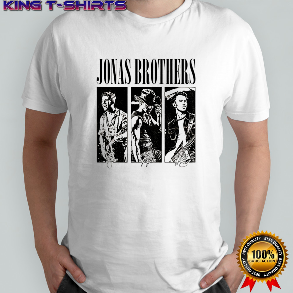 Vintage Jonas Brothers 90’s boy band signature shirt