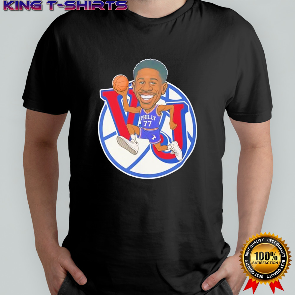 VJ Edgecombe Philadelphia 76ers Caricature shirt