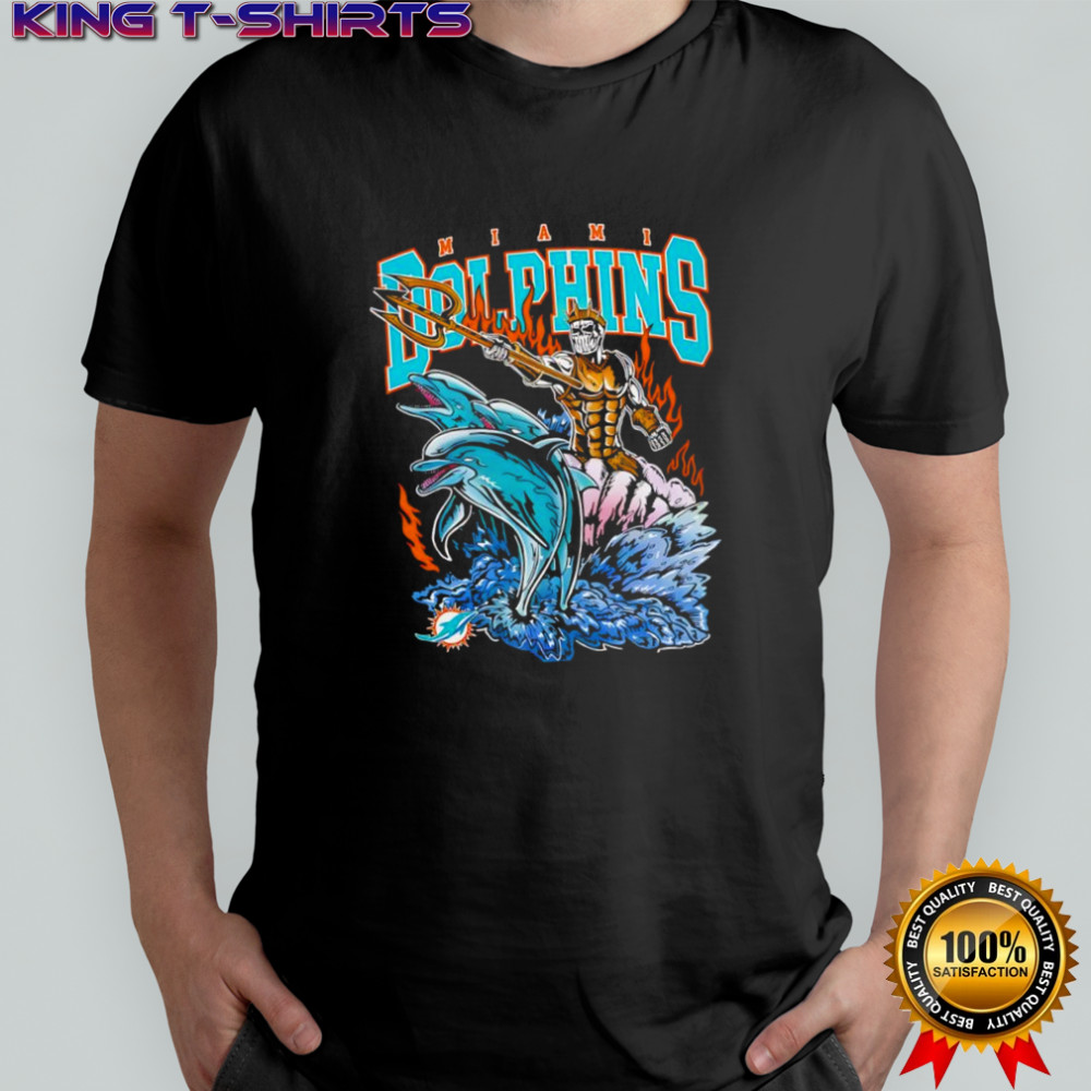 Warren Lotas x Miami Dolphins Charge skeleton shirt