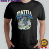 Warren Lotas x Seattle Seahawks Skyline skeleton shirt