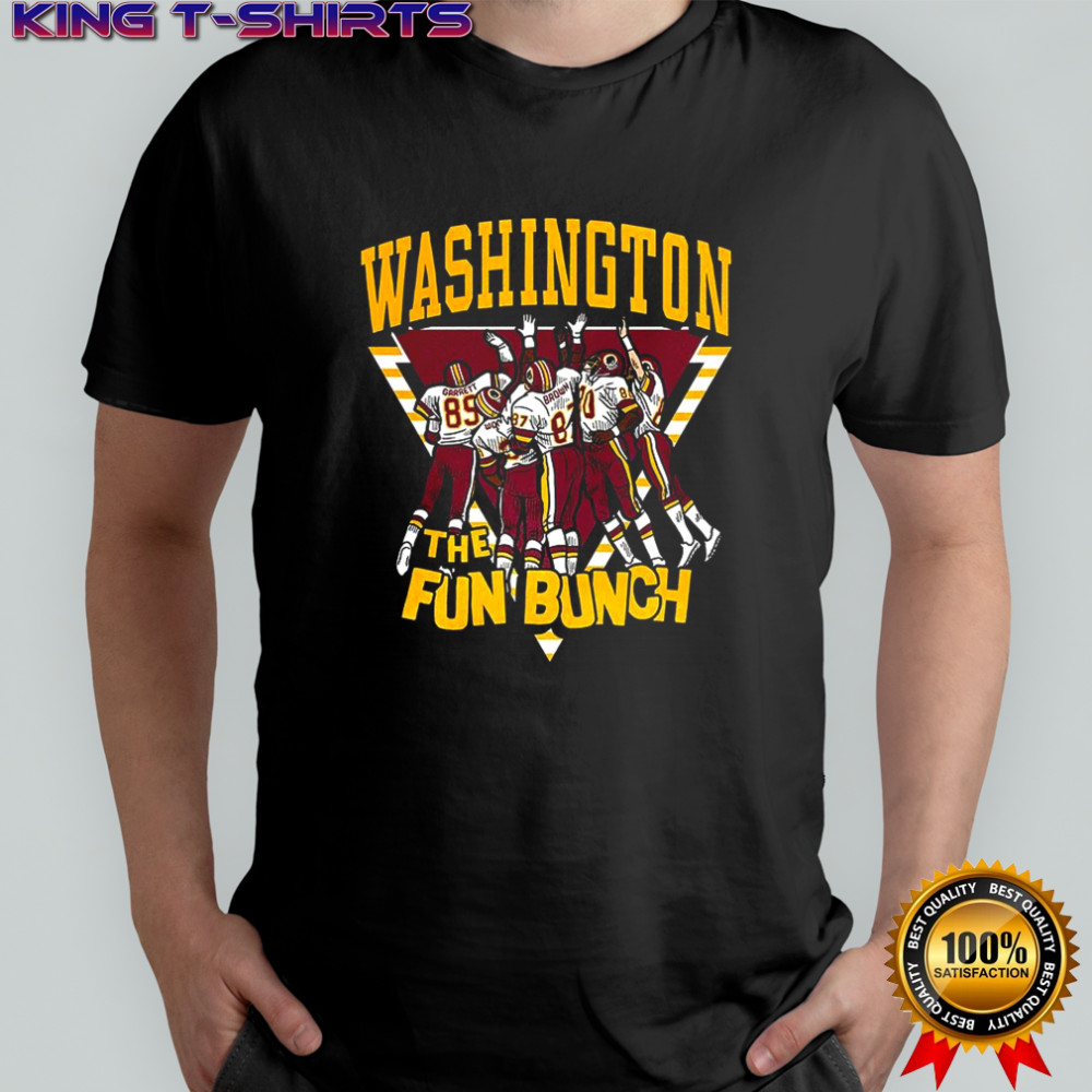Washington Commanders football the fun bunch player graphic shirt