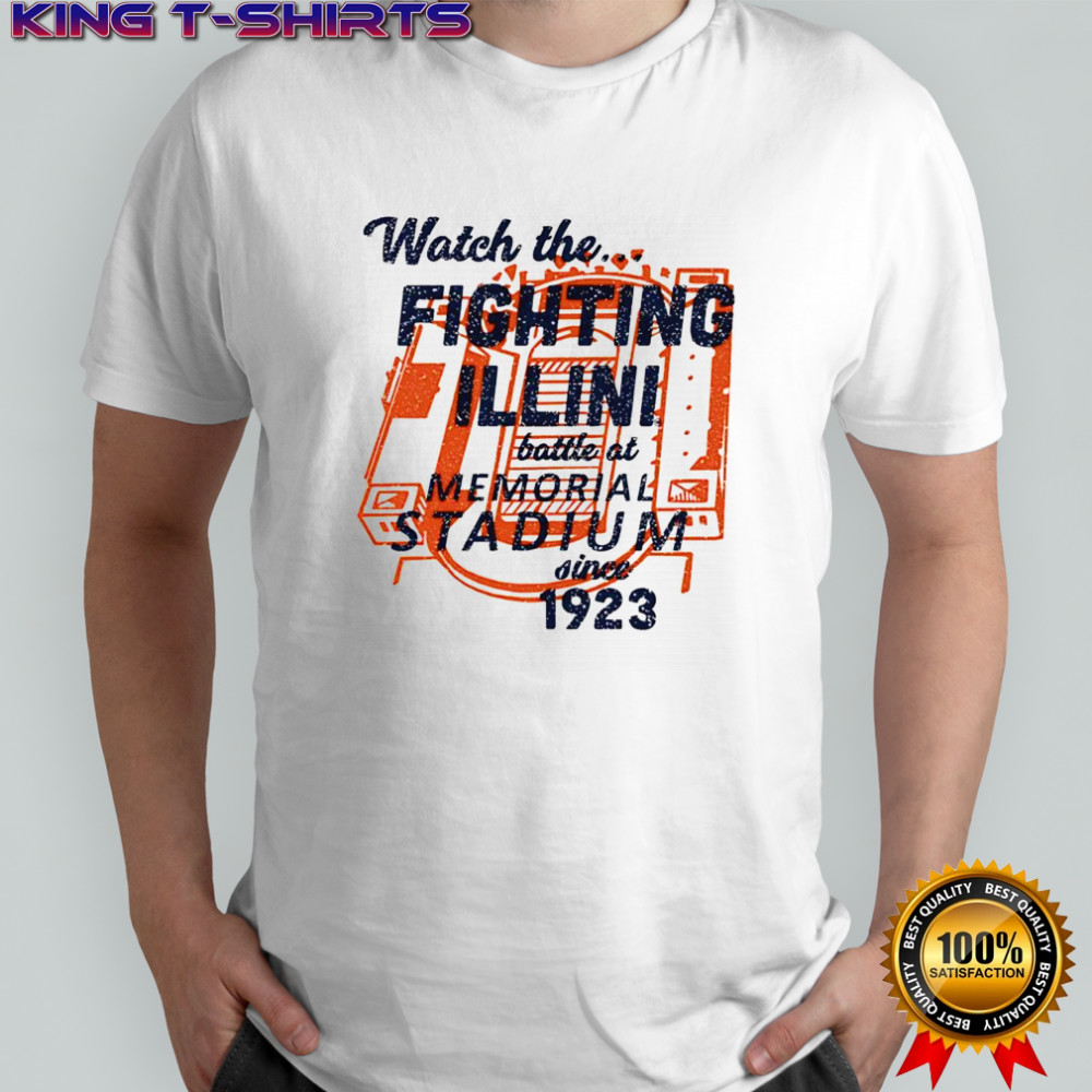 Whatch the Fighting Illini battle at memorial stadium since 1923 shirt