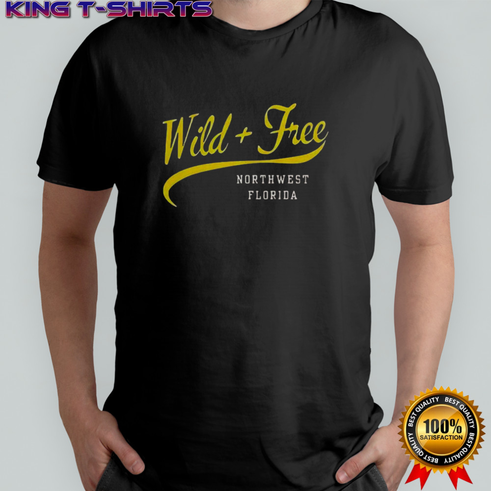 Wild And Free Northwest Florida Retro T-Shirt