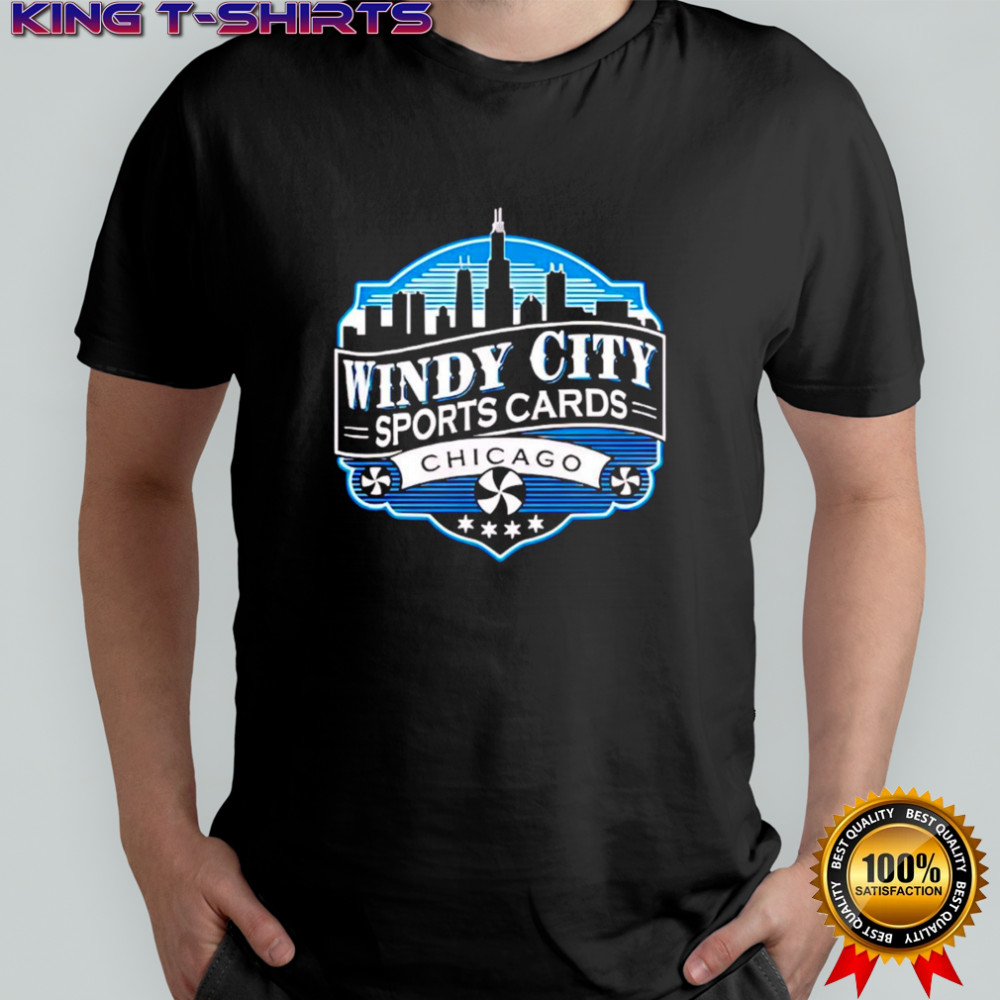 Windy City Sports Cards Chicago skyline shirt