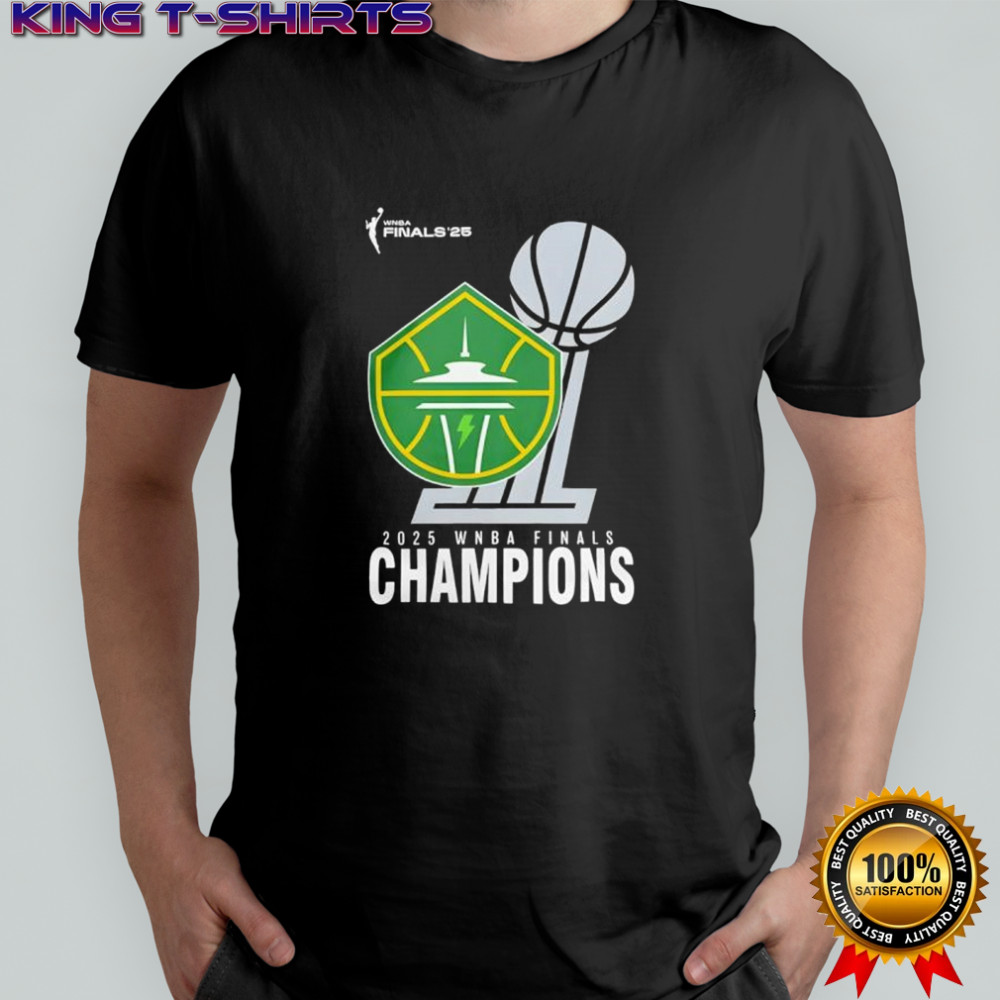 WNBA Shop 2025 WNBA Champions Seattle Storm Finals shirt