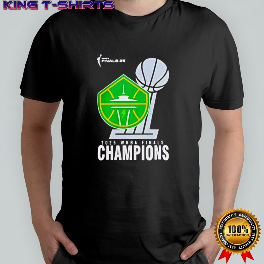 WNBA Shop 2025 WNBA Champions Seattle Storm Finals T-Shirt
