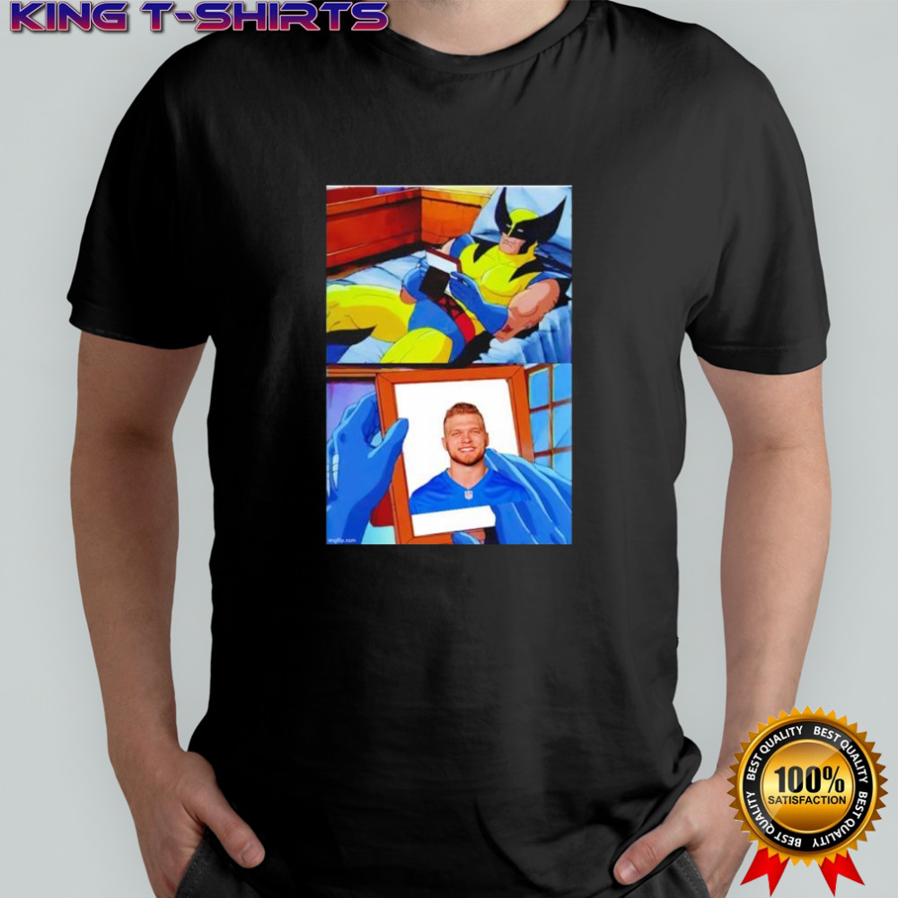 Wolverine missing Jared Goff meme shirt