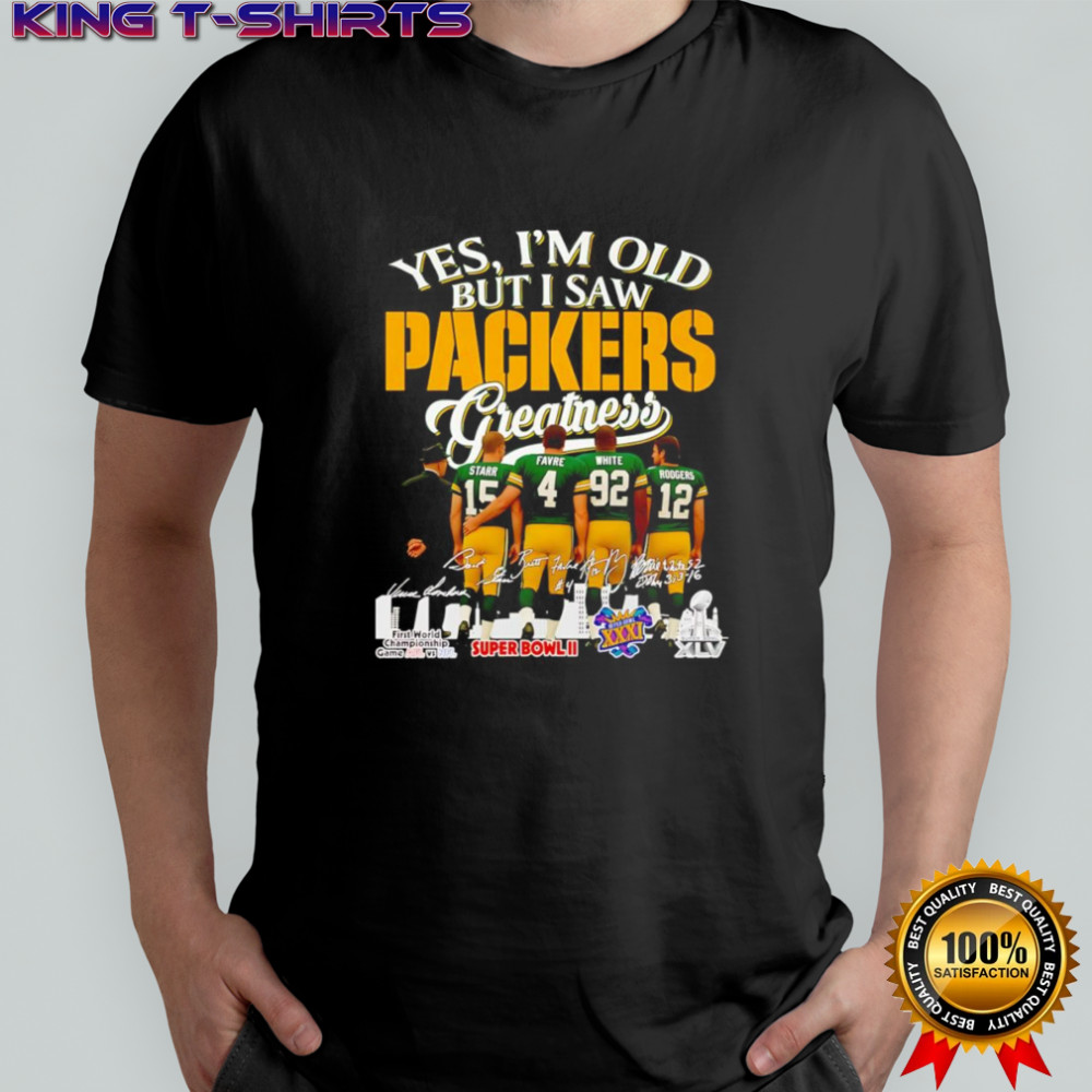 Yes I’m old but I saw Packers greatness back players signature shirt