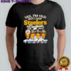 Yes i’m old but i saw Pittsburgh Steelers legendary players signatures Super Bowl logo shirt