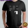 You know once I start I cannot stop myself Nin shirt