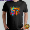 6 7 music notes six seven art shirt