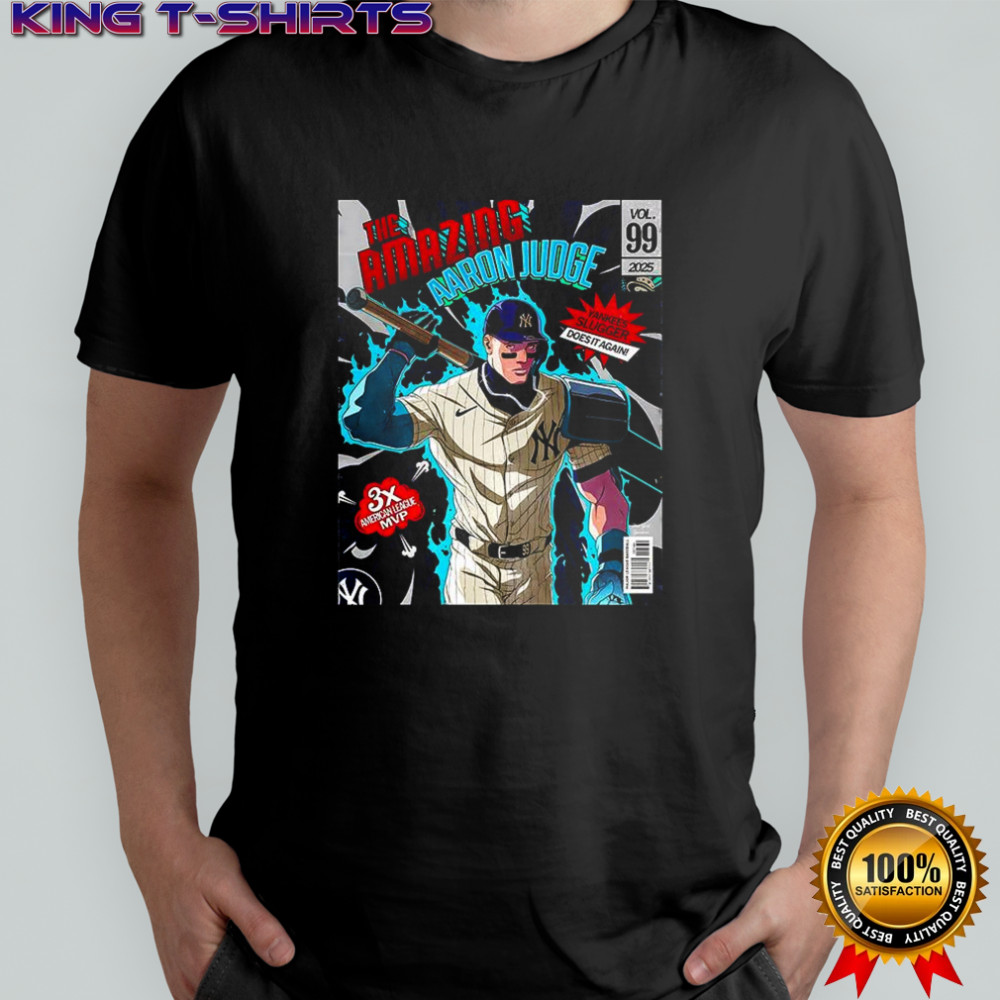 Aaron Judge MVP the Amazing comic shirt
