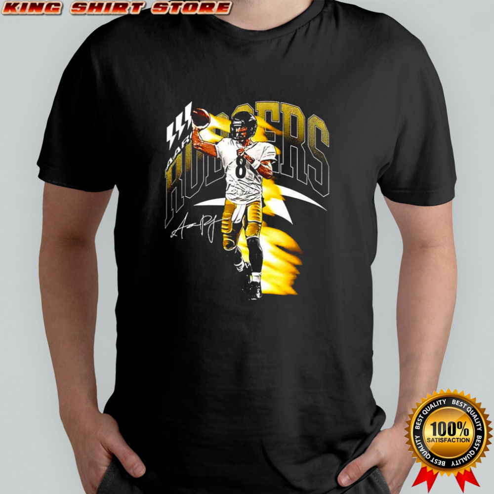 Aaron Rodgers Pittsburgh Steelers football number 08 signature shirt