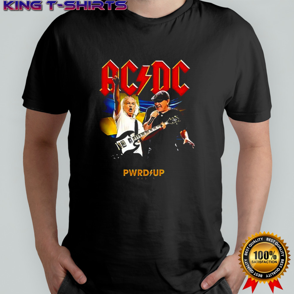ACDC Gothenburg Sweden 2025 PWRD Up event tour Gothenburg tour 2025 shirt